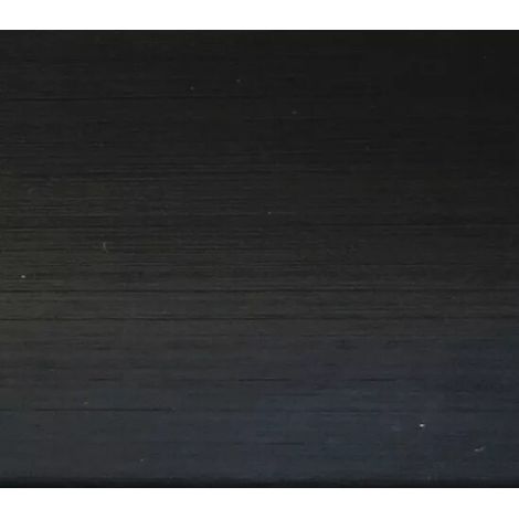 Dinac – Seuil adhésivé extra plat 25 mm – Épaisseur 2 mm – Finition brossé noir – Fixation adhésive butyle pour revêtements durs