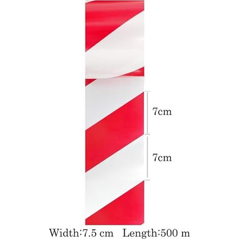 White Warning Tape - Fencing Area Marking (1/4)