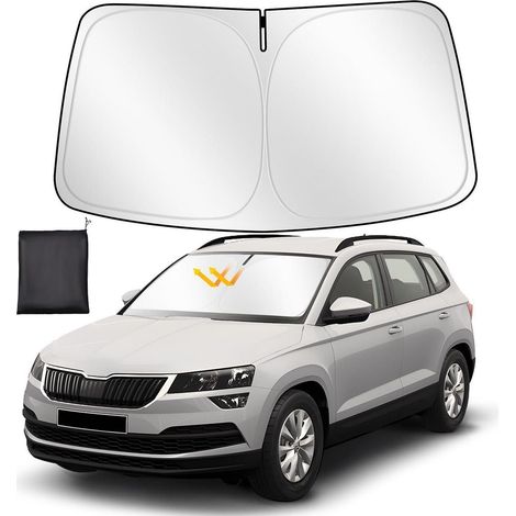 Sonnenschutz Frontscheibe für Skoda Karoq 2017-2024, faltbar, UV-Schutz, kühlend (1/5)
