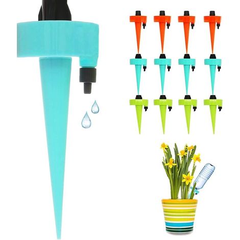 YMYNY 12Pcs Irrigation Goutte &agrave Goutte Kit,（Am&eacuteliorez le dernier style）Arrosage Plantes Automatique, Automatiques avec Vannes Syst&egraveme D’Irrigation Goutte-&agrave-Goutte,pour Arrosage