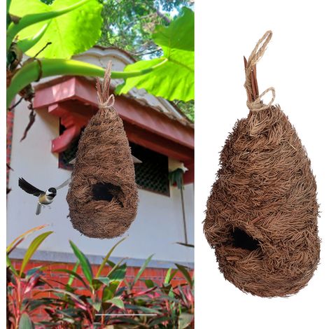 Nids d'oiseaux, accessoires pour oiseaux, cages à oiseaux, articles de décoration artisanaux pour jardin/cour extérieure (1/5)