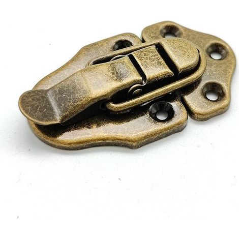 8 Fermoir à bascule loquets Verrou à bascule Fermeture a Levier Fermeture pour coffret à bijoux Coffrets Cadeaux Coffre à Outils valise et Coffre -Bronze (1/4)