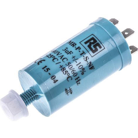 Condensateur à couche mince RS PRO 3µF 440V c.a. ±10% ( Prix pour 1 ) (1/2)