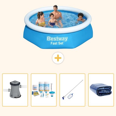 Bestway Bestway Fast Set Ronde - 244x61 cm - 5-pièces S267 (1/5)
