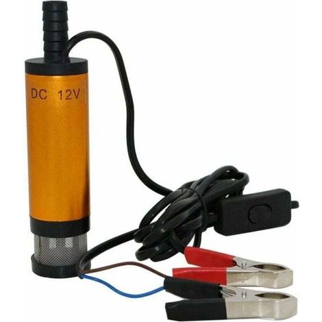 Tauchpumpe, 12-V-Tauchpumpe zum Pumpen von Wasser und Diesel, 38-mm-Kraftstoffpumpe für Diesel, Öl und Wasser. Elektrische Tauchpumpe für Benzinmotoren (Gleichstrom), von DEBUN