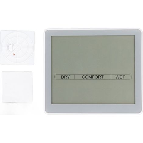 Compteur de température et d'humidité, haute précision, multi-modes, grand écran, hygromètre d'intérieur multifonctionnel, thermomètre. (1/5)