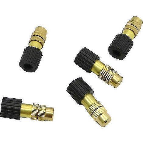 Lot de 10 buses de brumisation en laiton pour jardinage et agriculture, irrigation goutte à goutte et par aspersion-AquaForge (1/4)