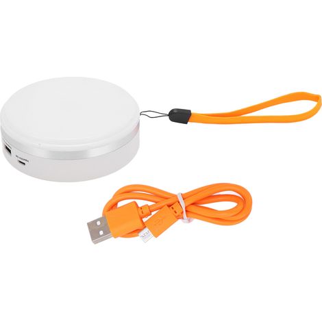 Lampe de camping blanche portable USB recharge rapide double fonction super lumineuse multifonction (1/5)