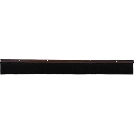 Brosse à visser pour joint de porte, 2 pièces, marron, 100 cm (1/5)