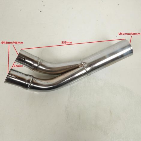[PRODUIT D'OCCASION] Collecteur d échappement intermédiaire origine pour moto Occasion