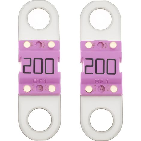 Lot de 2 fusibles midi 200 A compatibles avec chargeur Orion DC pour camping-car (1/5)