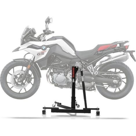 Zentralheber-Motorrad - ConStands Power-Evo - Kompatibel mit BMW F 750 GS 18-23 - Tragfähigkeit 300 kg - Doppelte Rollen