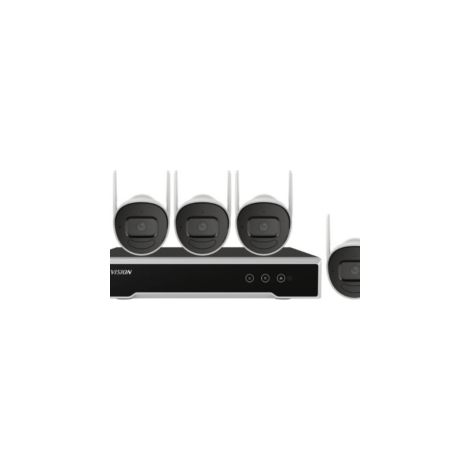 Hikvision NK42W0H-1TWDD/EU Verkabelt & Kabellos Geschoss Wi-Fi/RJ-45 Indoor/Outdoor 2.8 mm 30 m 4 bullet cameras 1/2.7" CMOS 2 MP 1920 x 1080 IR m 2.8 IP66 Wi-Fi + NVR 4-ch 1 TB HDD (1/2)