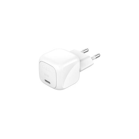 Chargeur pour téléphone mobile Belkin secteur USB C 30W Power Delivery, blanc. (1/5)