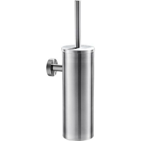 AuraLum Max Brosse de Toilette élégante en Acier Inox Ensemble Brosse WC à Manche Long avec Support Hygiénique pour Salle de Bain,EU Modèle (1/5)