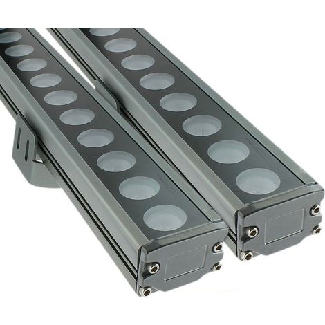 Set di 2 proiettori a LED 36W Wall Washer 100 cm  Température de Couleur: Bianco caldo 2700K