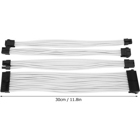 Einfaches Verlängerungskabel-Set, Stromverlängerungskabel, 18AWG-Computerkabelstecker (1/5)