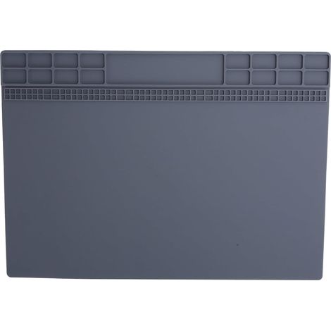 Tapis en Caoutchouc de Réparation de Montre, Accessoire D'entretien Antidérapant Gris pour Horloger