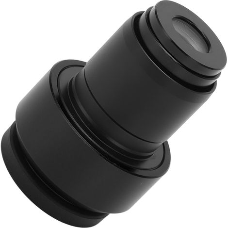 Oculaire de microscope, lentille oculaire, point haut, visibilité réglable, interface 30 mm, noir (1/5)
