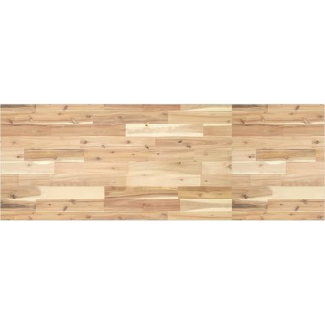 Waschtischplatte Unbehandelt 120x50x2 cm Massivholz Akazie