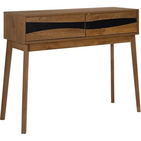 Console 2 Tiroirs "Forest" 100cm Marron (1/5)