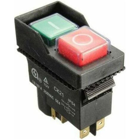 Bétonnière électrique, interrupteur marche/arrêt, interrupteur solénoïde CK21B/250V, carburateur 5 broches (1/4)