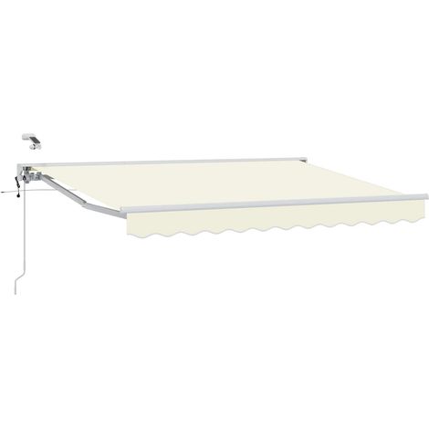 Elektrische ausziehbare Markise Creme 3,5 x 2 m (1/5)