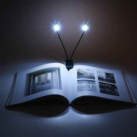 Tonysa Lampe LED à Pince pour Pupitre avec Bras Réglables, Mini (1/5)