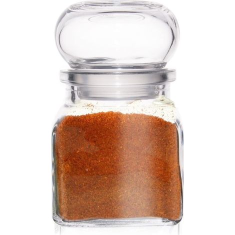 Tarro de vidrio con tapa: almacenamiento perfecto de especias y hierbas