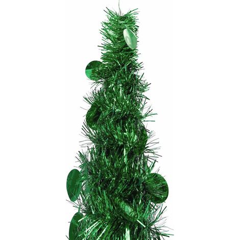 Albero di Natale  Albero natalizio  Albero festivo Artificiale Apribile verde 150 cm PET (1/5)