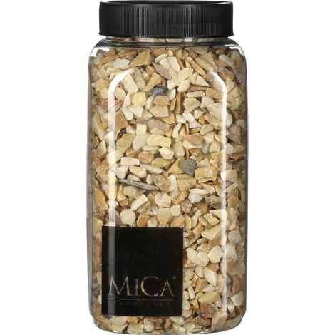 Mica Deko Steine hellbraun 650 ml (1/2)