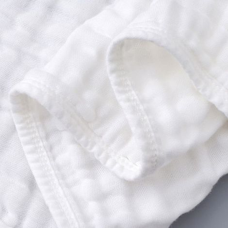 Serviette de bain carrée longue en gaze de coton pour bébé, douce et absorbante pour le soin quotidien du nourrisson (1/4)