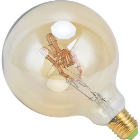 Edison G125 E27/E26 LED-Glühbirne, 4 W warmweiß, 220 V, dimmbare Vintage-Retro-Glühbirne (dimmbare Version) (1/5)