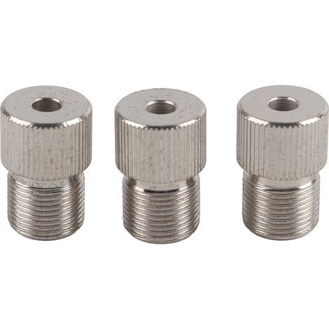 Set of 3 5mm drill chuck adapters for woodworking, drill bit accessories. (1/5)