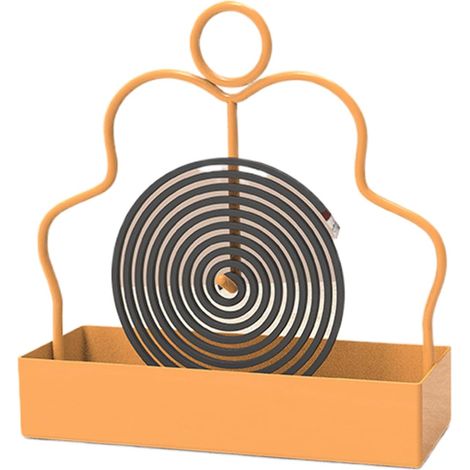 Support pour spirales anti-moustiques - cendrier suspendu pour spirales anti-moustiques - brûleur d'encens métallique sur pied pour spirales anti-moustiques - pour une utilisation intérieure et extéri (1/5)