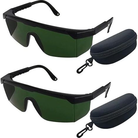 Schutzbrille für grüne Laser – Sicherheit für Dreh- und Mehrlinien-Nivelliergeräte, verbessert die Strahlsichtbarkeit – inklusive Box (1/5)