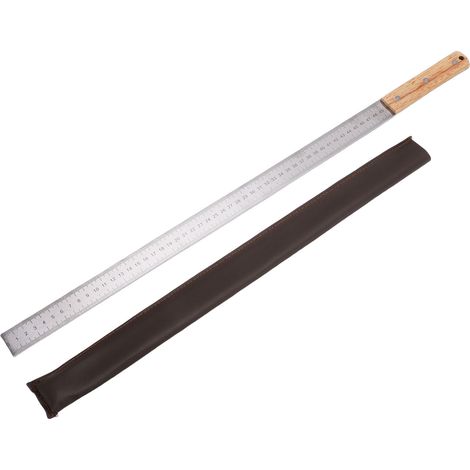 Règle robuste métrique impériale, outil de mesure à double échelle, machiniste polyvalent pour le bris de verre d'urgence (1/5)