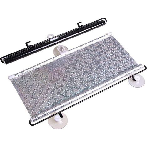 Thermischer Sonnenschutz für Autoscheiben – Automatischer Rollo mit Saugnäpfen – Wärmedämmung für Autofenster – 1 Stück (1/5)