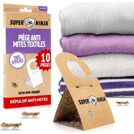 Piège Anti Mites Textiles, Piège à Mites Vêtements, Lot de 10 (1/5)