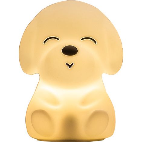 Kawaii Night Light enfants 16 couleurs chien Night Light lampe de chevet bébé touch USB rechargeable silicone (1/5)