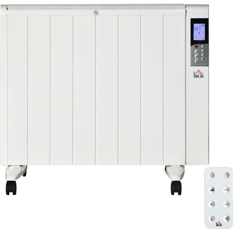 Estrade électrique 1000/2000 W avec minuterie, 15 m², 75 x 31 x 66,5 cm