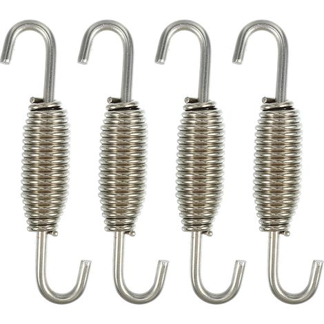 Ressort Échappement Argenté 4Pcs 68mm pour Moto INOX  Acier Inoxydable, 68mm (2.68 Pouces), Pour ATV, UTV, Etc., Résistant À La Corrosion, Imperméable (1/5)