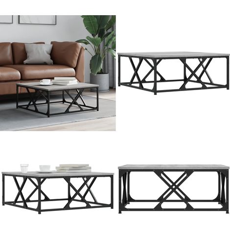 Couchtisch Grau Sonoma 70x70x30 cm Holzwerkstoff - Wohnzimmer Couchtisch - Holz Couchtisch (1/5)