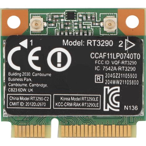Carte réseau sans fil Wi-Fi RT3290 150Mbps pour port Mini PCI-E ordinateur (1/5)