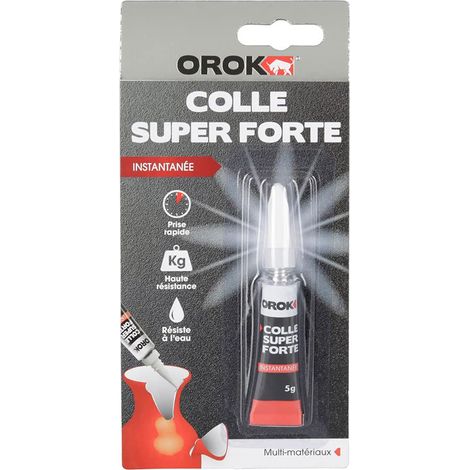 Colles universelles, Colles fortes - Colle super forte instantanée 5g, colle cyanoacrylate liquide super forte 5g - En tube de 5g - Convient à tous types de bricolages ou réparations (1/4)