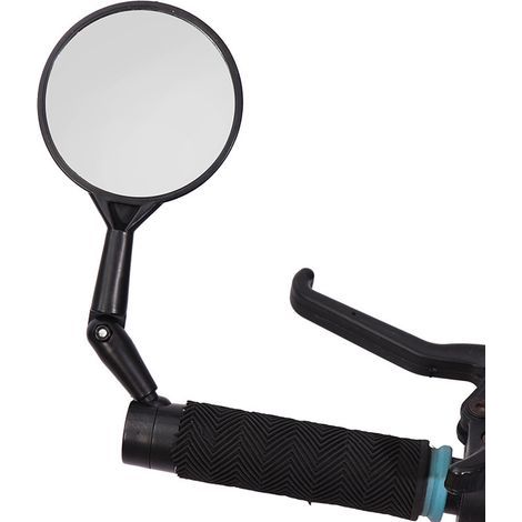 Fahrradrückspiegel, Fahrradspiegel, Radspiegel, verstellbarer, drehbarer, konvexer Lenkerspiegel aus Glas für Mountainbikes und Rennräder (1/5)