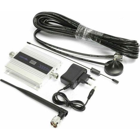 Amplificateur de Signal GSM 900MHz Répéteur 2G 3G 4G Amplificateur Cellulaire LTE DCS 1800 2100 Pour Téléphone Portable - UE- (1/2)