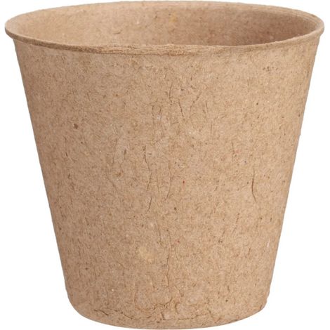 16 Pots Biodégradables Ronds Ø6cm pour Semis et Culture