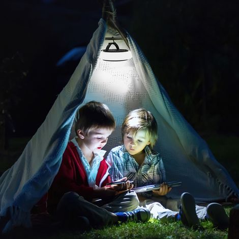 Ventilateur de camping avec lumière LED rechargeable, lanterne de camping, ventilateur de tente portable avec vitesse et luminosité réglables pour l'intérieur et l'extérieur, camping, randonnée, pêche (1/5)