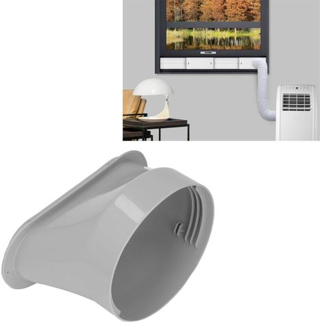 Raccord de tuyau de climatiseur universel à embout plat en ABS de 15 cm (5,9 pouces) de diamètre, adaptateur pour tuyau de climatisation pour réparation (1/5)
